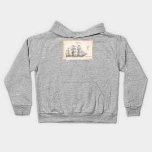 United States Revenue Cutter Salmon P. Chase - SD Kids Hoodie